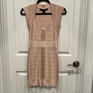 Blush pink French connection dress